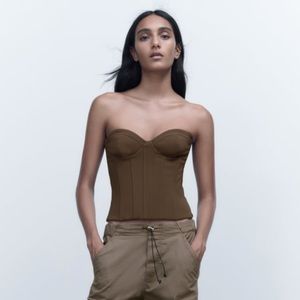 Zara corset top